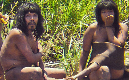Các thành viên của bộ lạc Mashco-Piro.