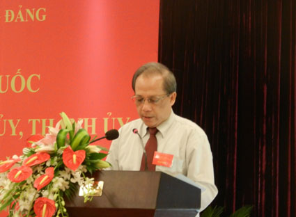Ông Nguyễn Tuấn Minh phát biểu tại hội nghị.